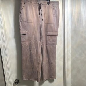 Calvin Klein Jeans Women's Beige Cargo Pants